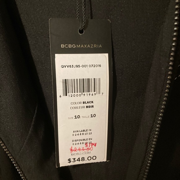 Black suede BCBG Maxazria dress - Picture 5 of 8